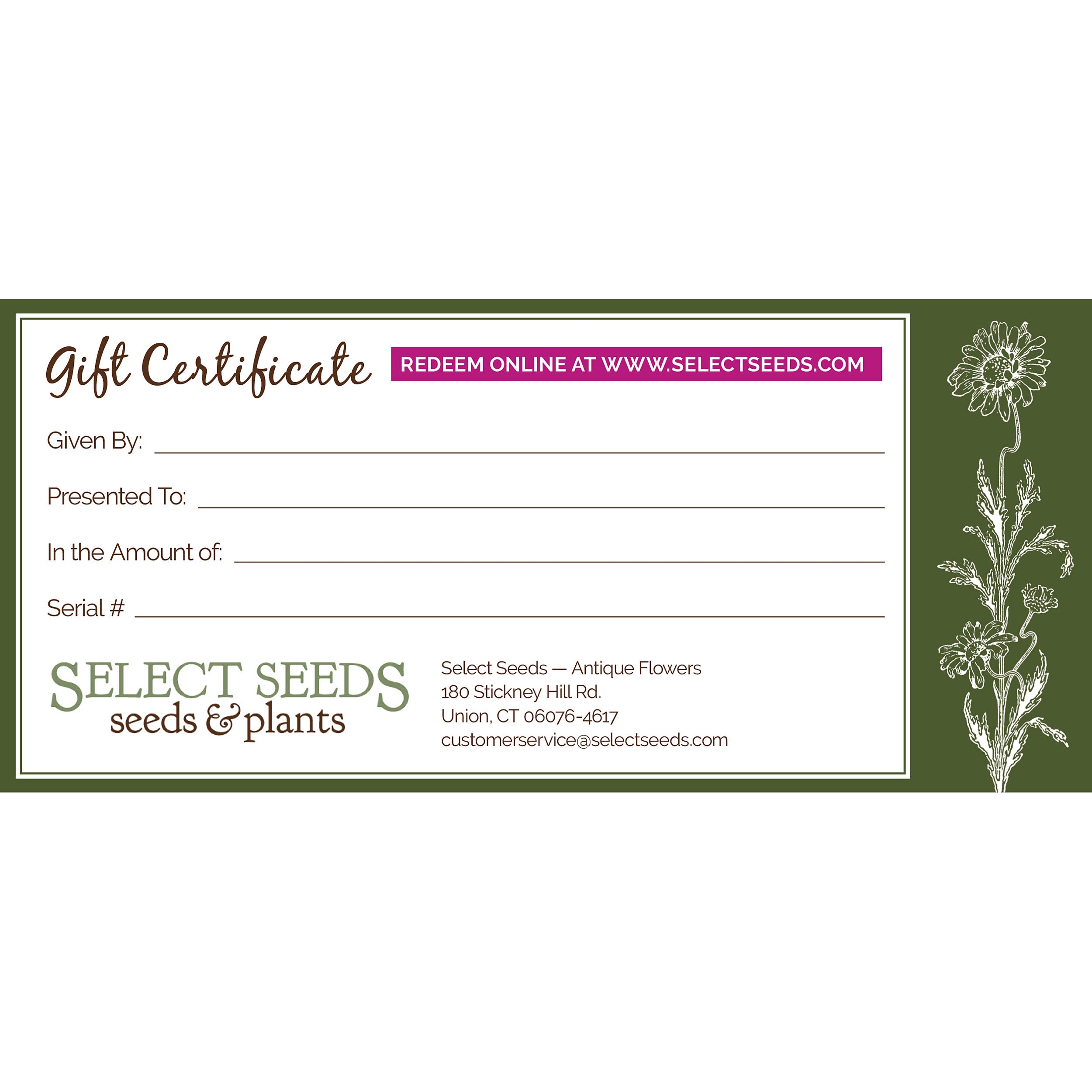 rare seeds gift card Seed Envy Cards & E-Gift Cards | Heirloom Seed Gifts | Seed Envy Available in a range of values Seed Therapy Gift Card $10.00
